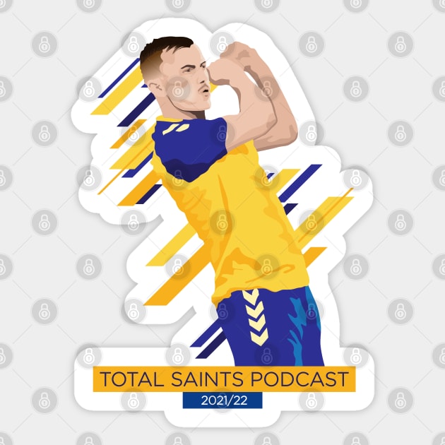 Club Captain 'Dynamic' Sticker by Total Saints Icons